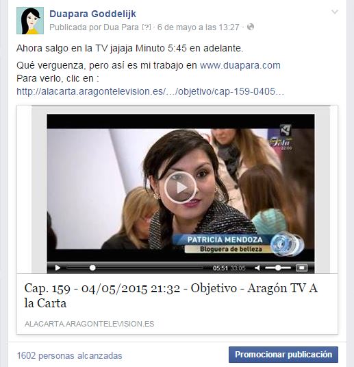 Captura Fanpage