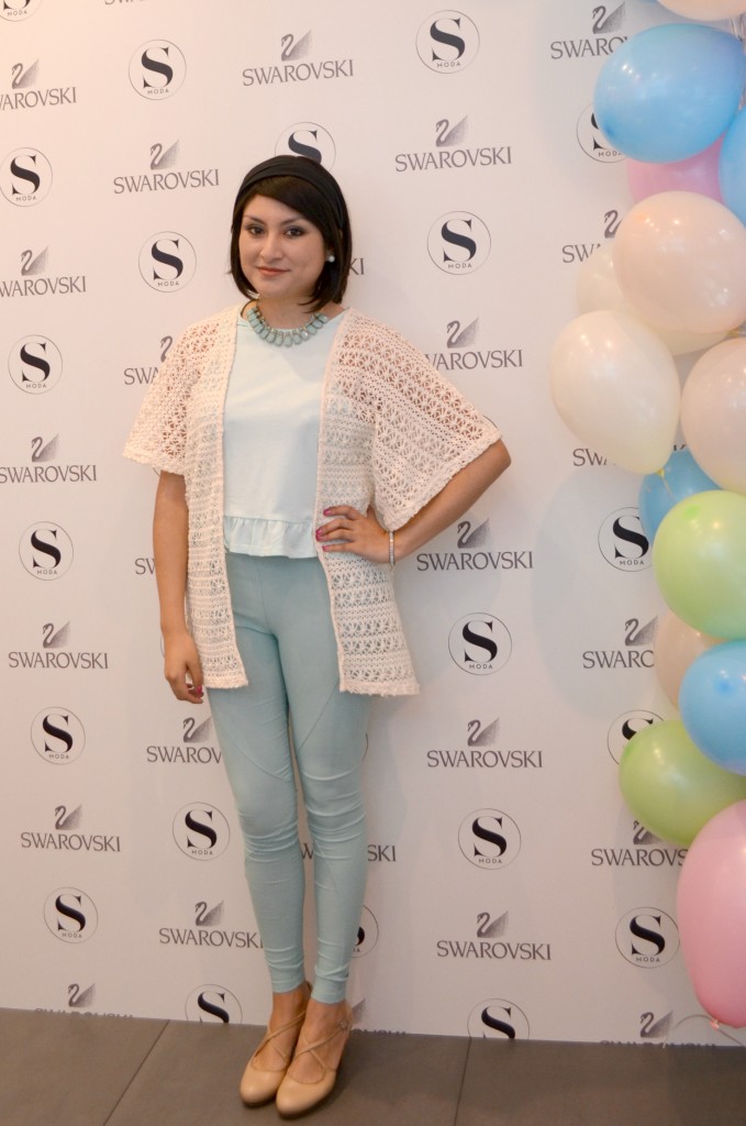 Look con color menta