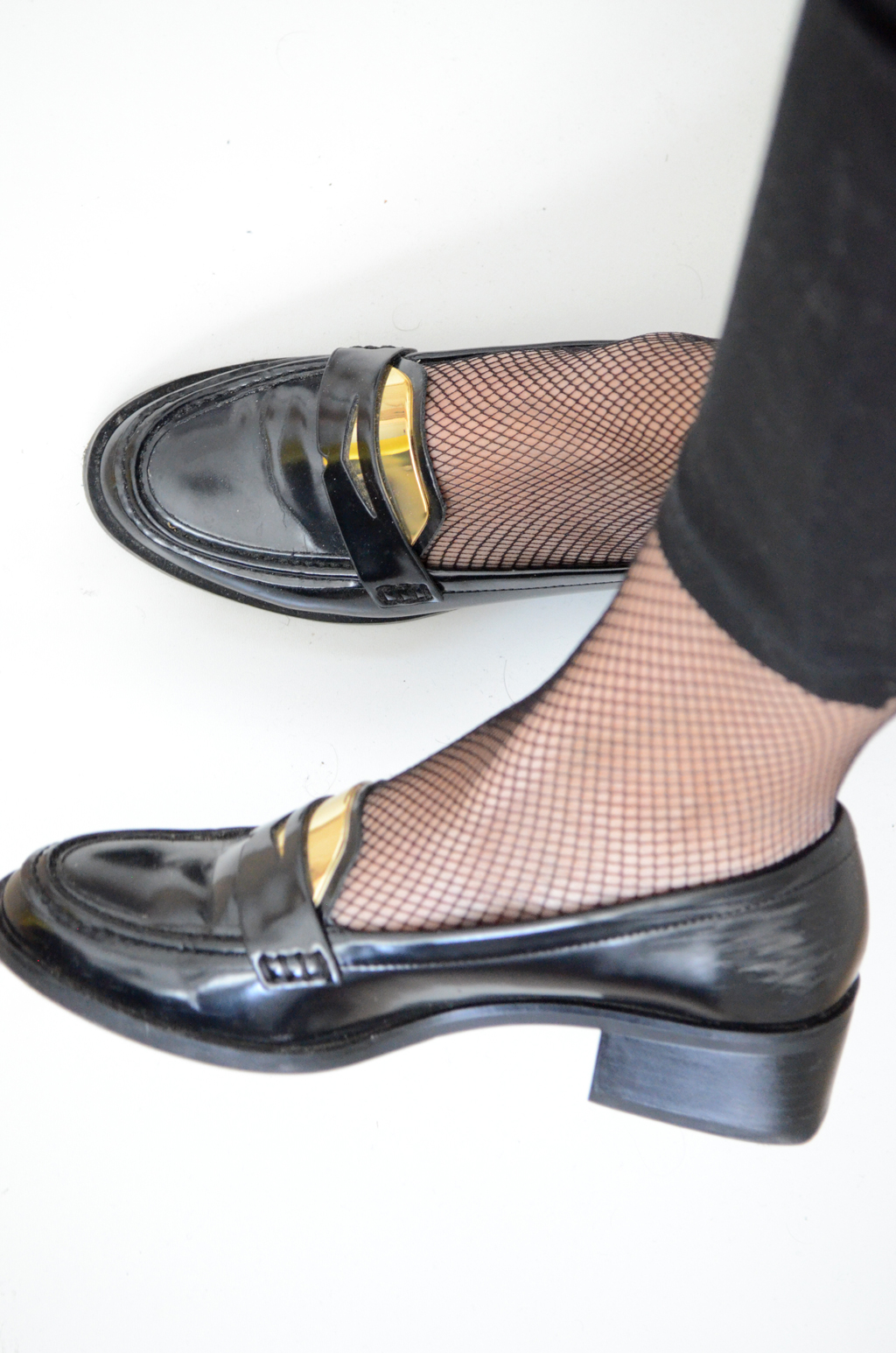 Mocasines mallas de moda